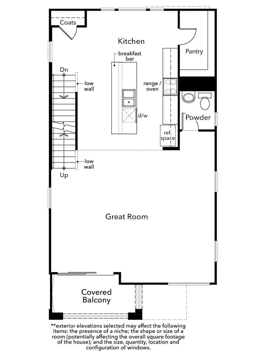 Second Floor of Plan 2226 at Quail Cove by KB Home