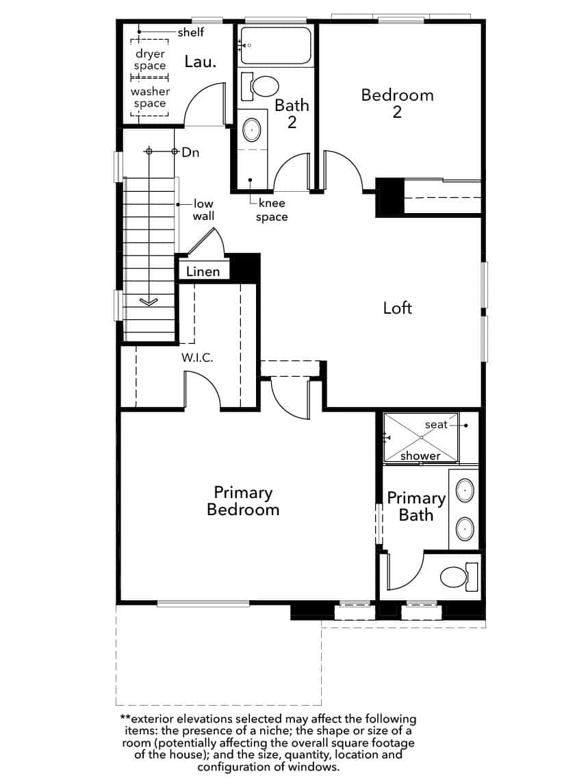 Third Floor of Plan 2226 at Quail Cove by KB Home