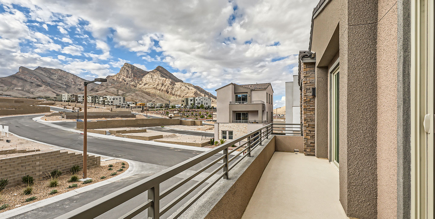 Balcony of Sage Plan 2 at Vireo by Woodside Homes