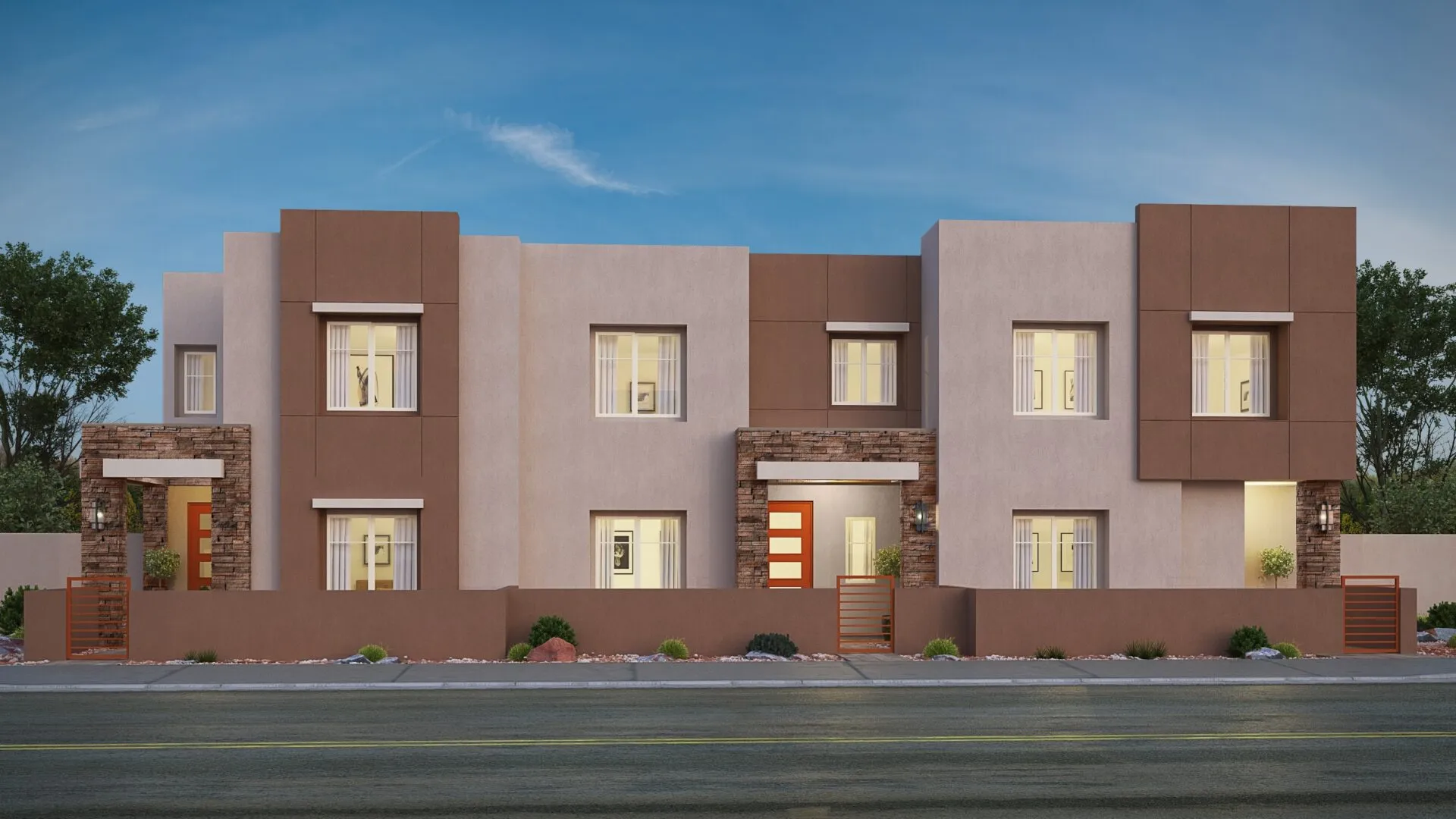 Front Elevation A of Marigold at Highline I by Lennar
