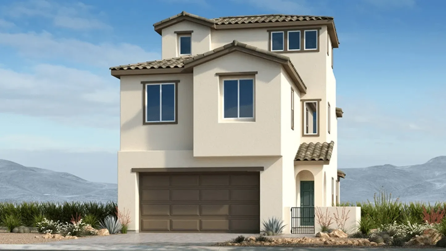 Front Elevation of Beech Plus A at Crested Canyon by Taylor Morrison
