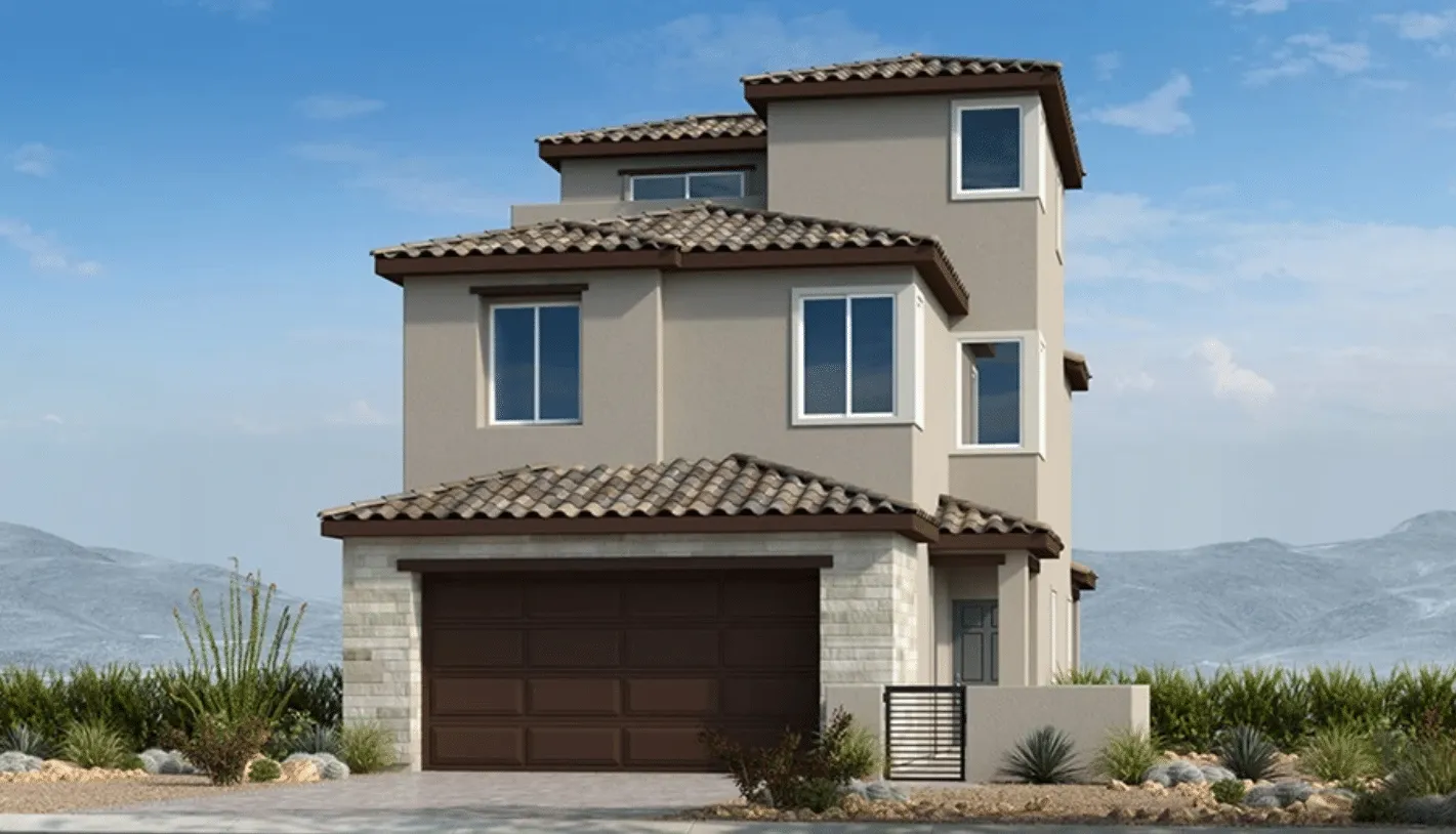 Front Elevation of Acacia Plus C at Crested Canyon by Taylor Morrison