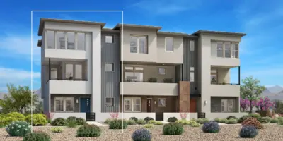 Elevation of Talon Floorplan at Raven Crest by Toll Brothers