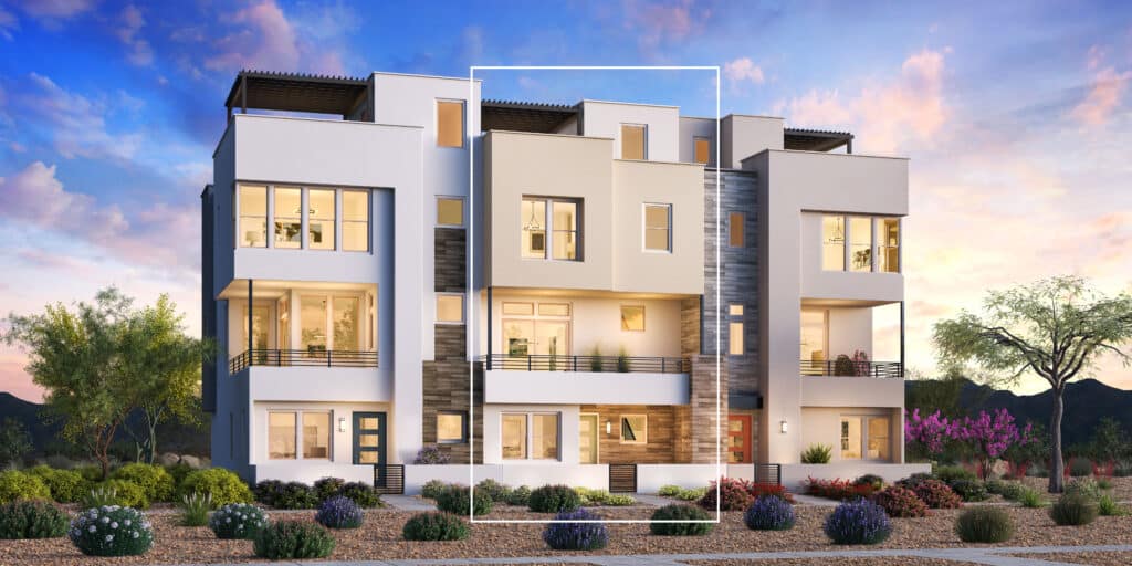 Elevation of Highridge Terrace at Raven Crest by Toll Brothers