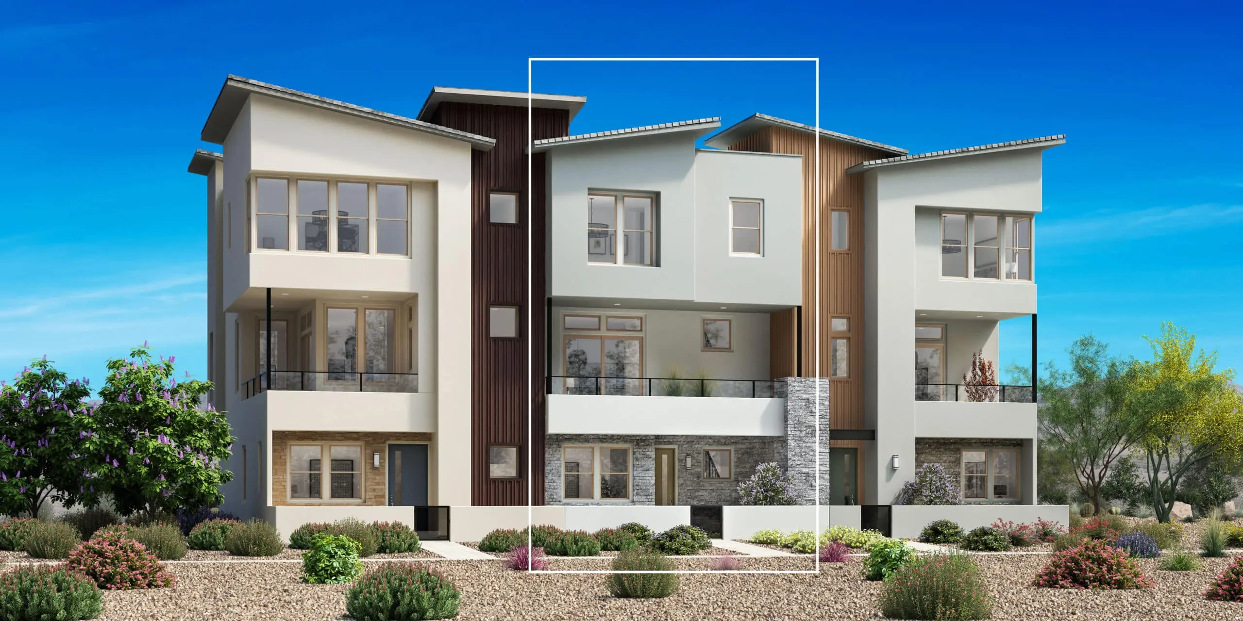 Elevation of Highridge Floorplan at Raven Crest by Toll Brothers Elevation of Highridge Floorplan at Raven Crest by Toll Brothers