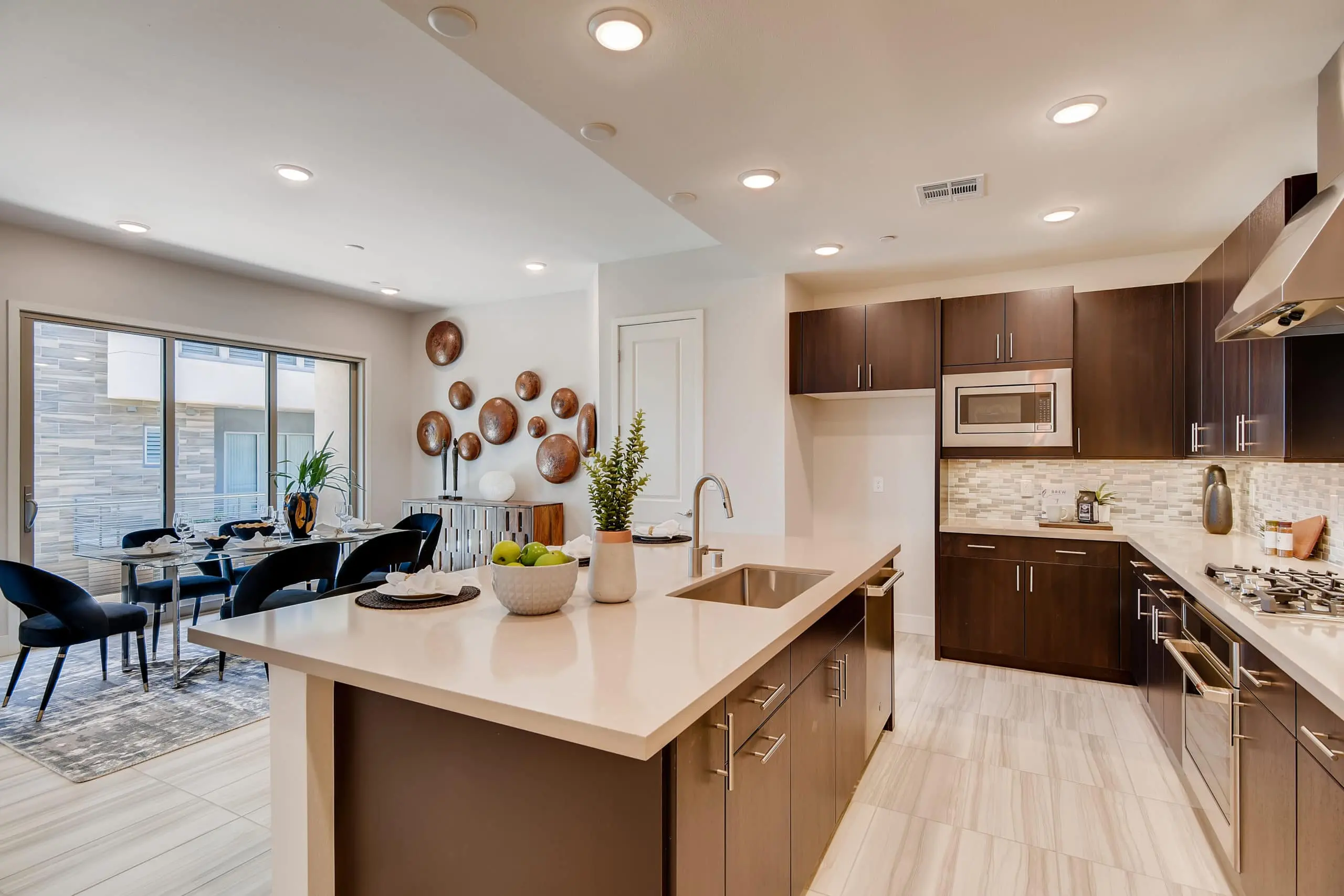 Kitchen in Inspire in Modern Collection in Trilogy by Shea Homes in South Square in Summerlin