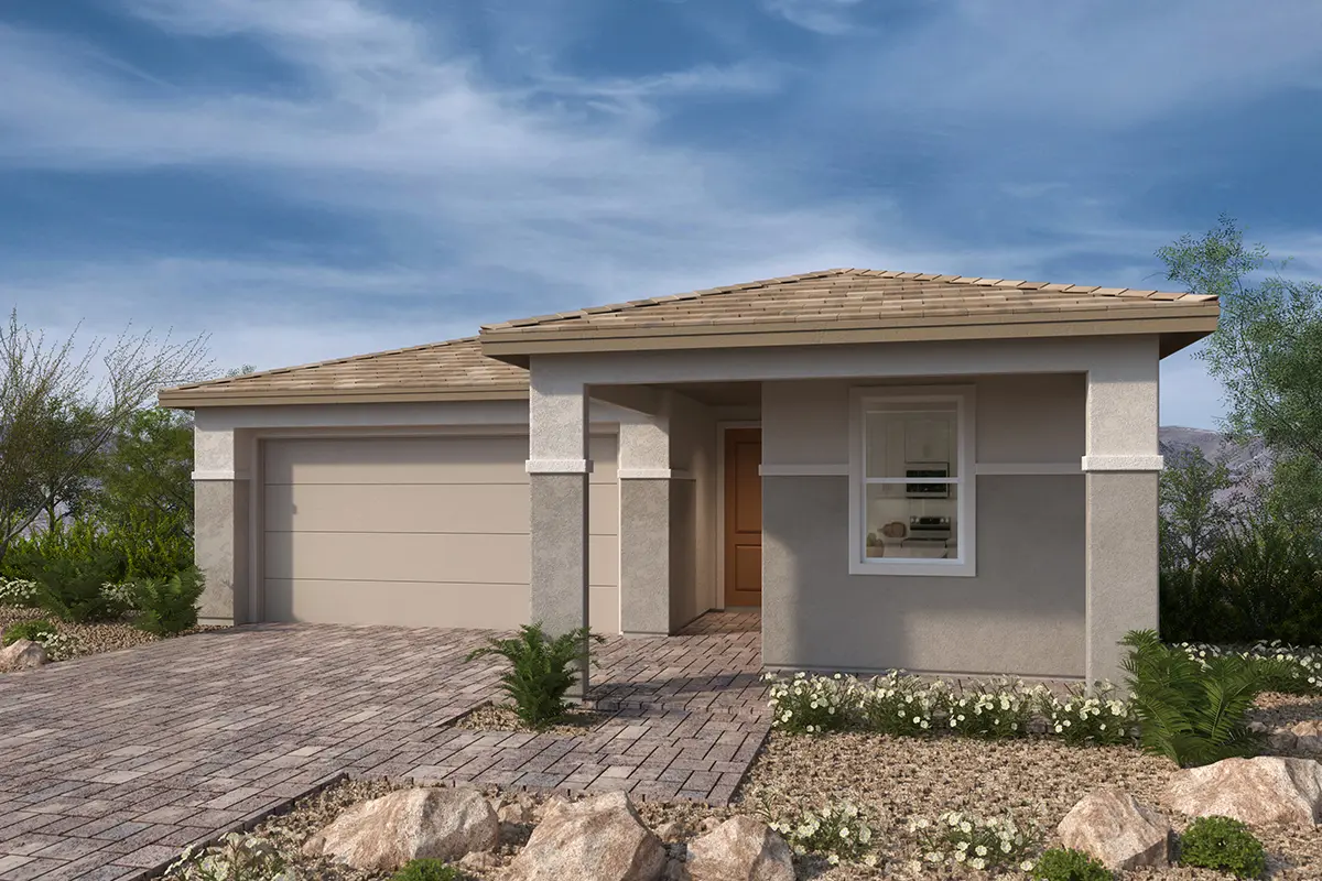 Front Elevation A of Plan 1634 at Alton by KB Home