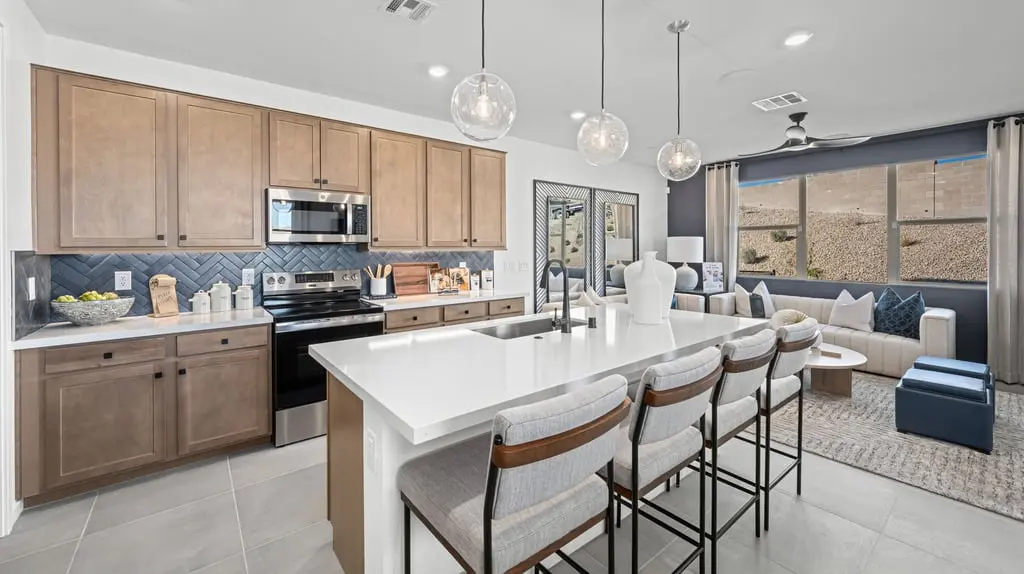 Kitchen of Unit 3 at Lark Hill by Taylor Morrison