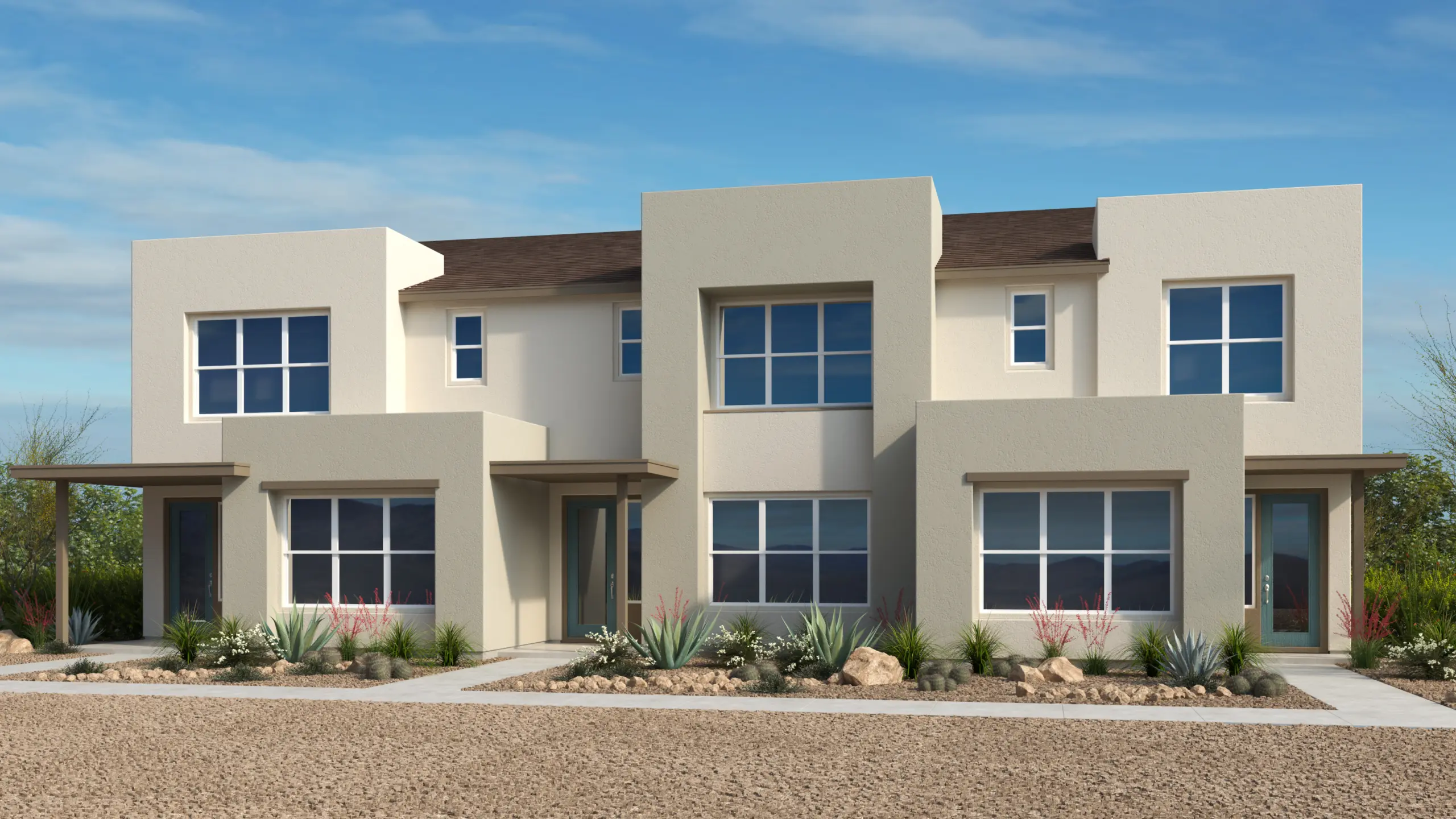 Front Elevation of Unit 3 at Lark Hill by Taylor Morrison
