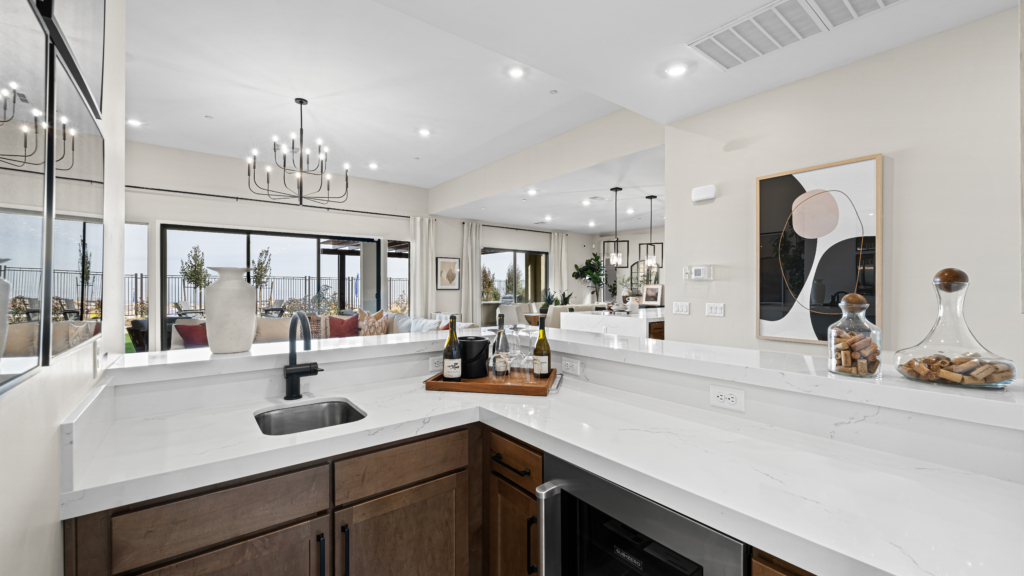 Living Room of Summit Model at Ashland by Taylor Morrison