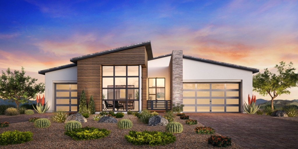 Elevation C of Blackwood Terrace Model at Glenrock by Toll Brothers