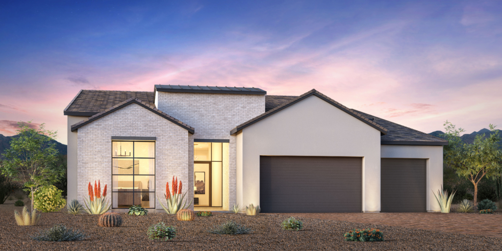 Elevation A of Grey Crest Model at Glenrock by Toll Brothers