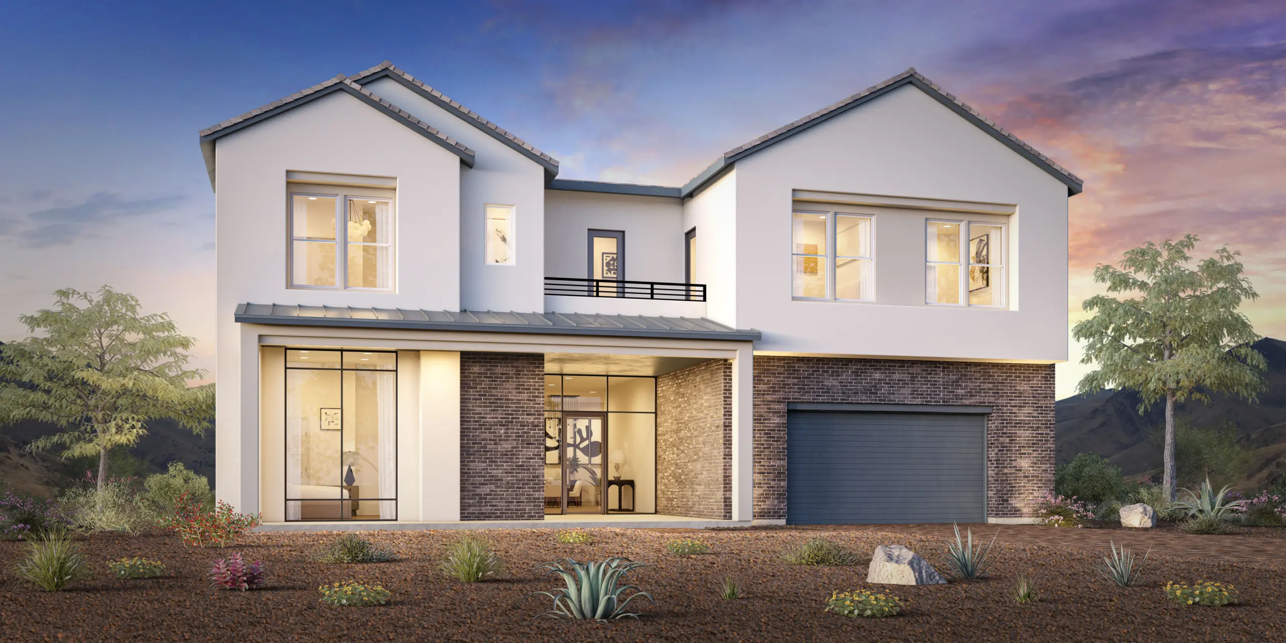 Elevation A of Rosendale Model at Glenrock by Toll Brothers