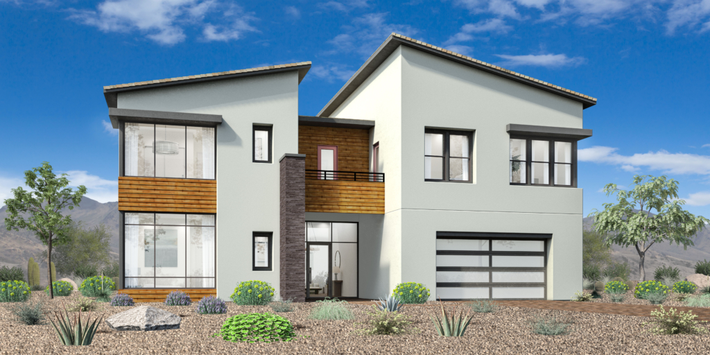 Elevation C of Rosendale Model at Glenrock by Toll Brothers