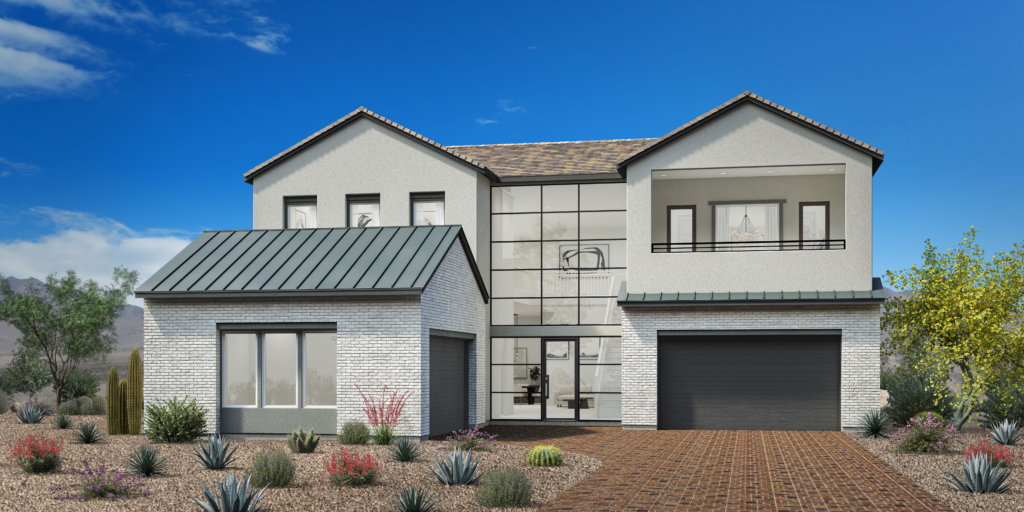 Elevation A of Westcliff Model at Glenrock by Toll Brothers