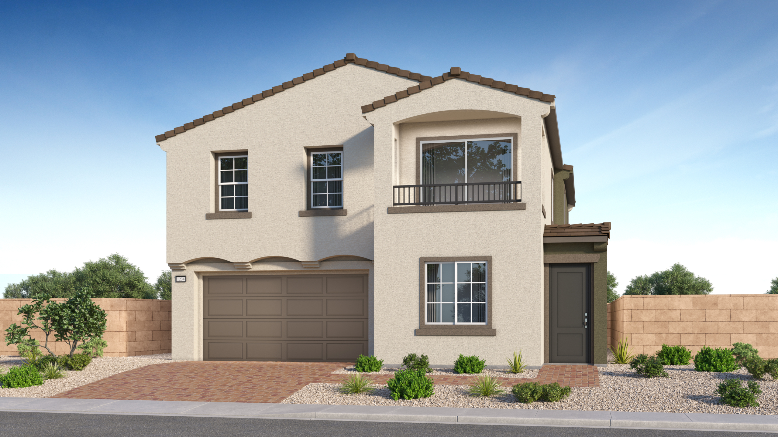 Front Elevation A of Bobby Model at Mockingbird by Lennar