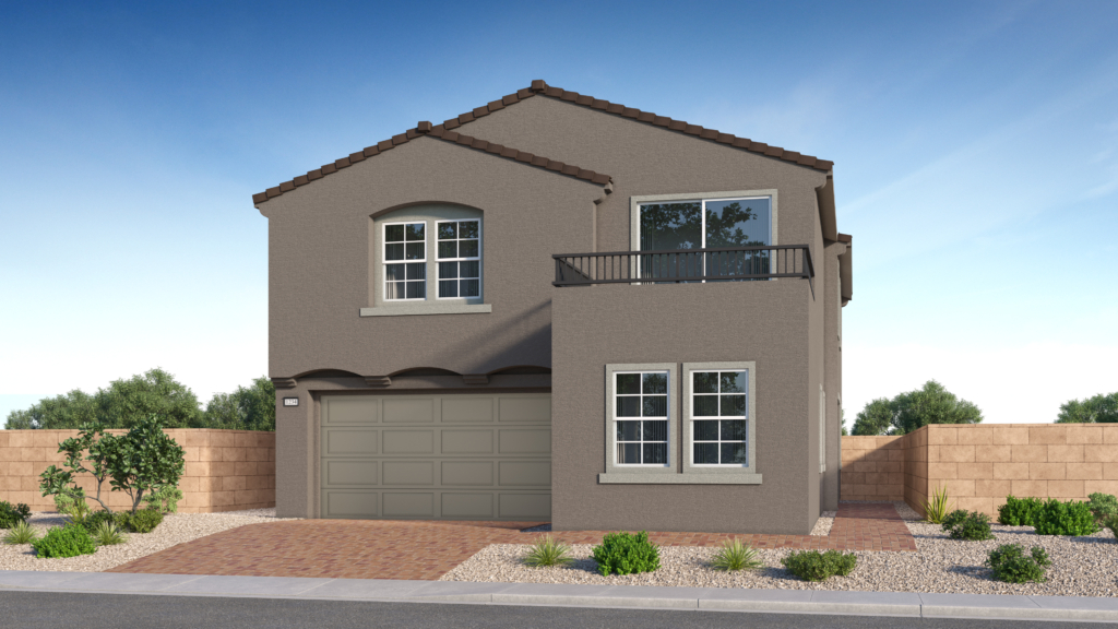 Front Elevation A of Greg Model at Mockingbird by Lennar