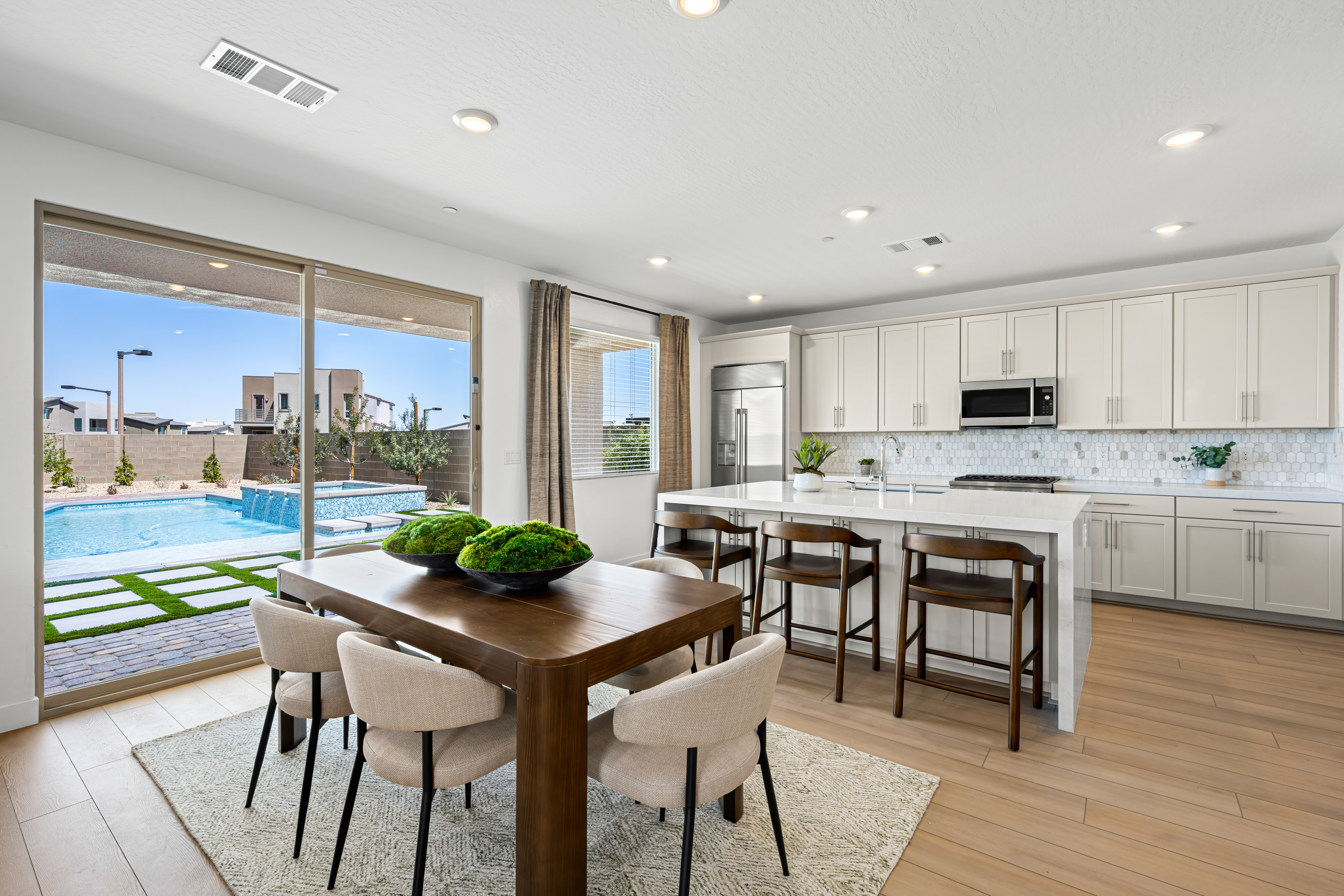 Great Room of Greg Model at Mockingbird by Lennar