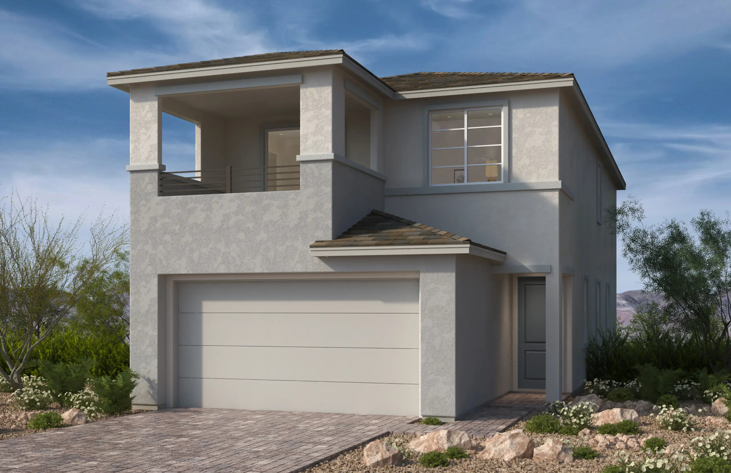 Front Elevation A of Plan 2175 at Caldwell Park by KB Home Front Elevation A of Plan 2175 at Caldwell Park by KB Home