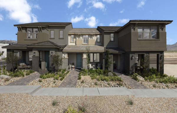 Front Elevation of Plan 1687 Interior at Caldwell Park by KB Home