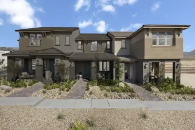 Front Elevation of Plan 1947 End at Caldwell Park by KB Home