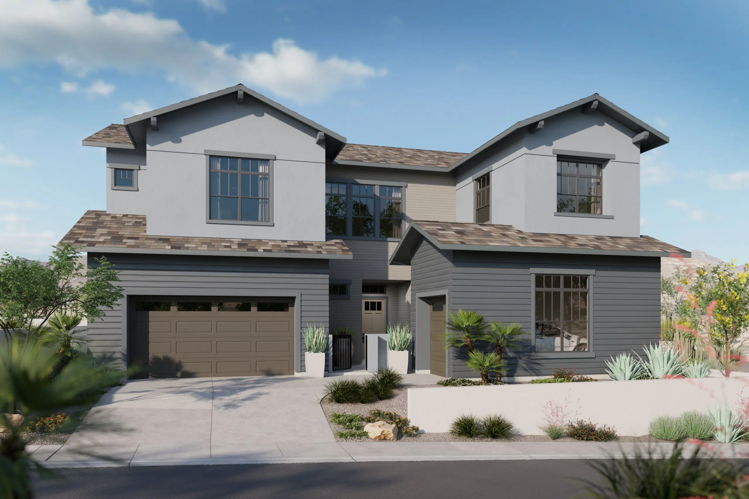 Front Elevation A of Bristlecone Model at Arcadia by SHAWOOD