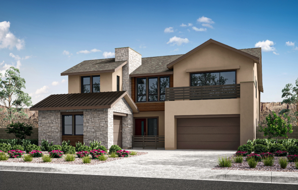 Front Elevation A of Plan 2 at Carlisle Peak by Tri Pointe Homes