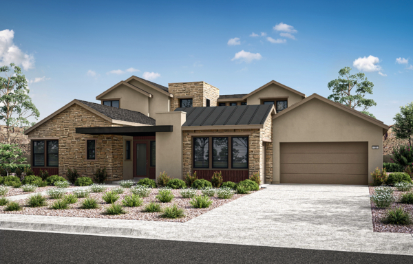 Front Elevation A of Plan 3 at Carlisle Ridge by Tri Pointe Homes
