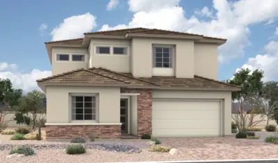 Front Elevation A of Dupont Floorplan at Primrose Park by Richmond American Homes