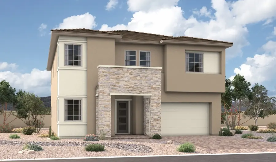 Front Elevation A of Sage Model at Primrose Park by Richmond American Homes Front Elevation A of Sage Model at Primrose Park by Richmond American Homes