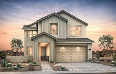 Front Elevation A of Sanremo Floorplan at Brantley by Pulte Homes