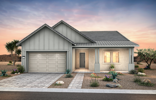 Front Elevation A of Gardengate Floorplan at Brantley by Pulte Homes