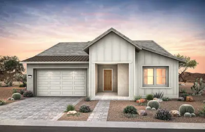 Front Elevation A of Parklane Floorplan at Brantley by Pulte Homes