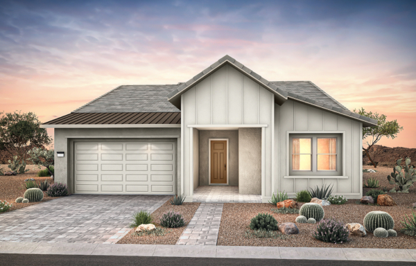 Front Elevation A of Parklane Floorplan at Brantley by Pulte Homes