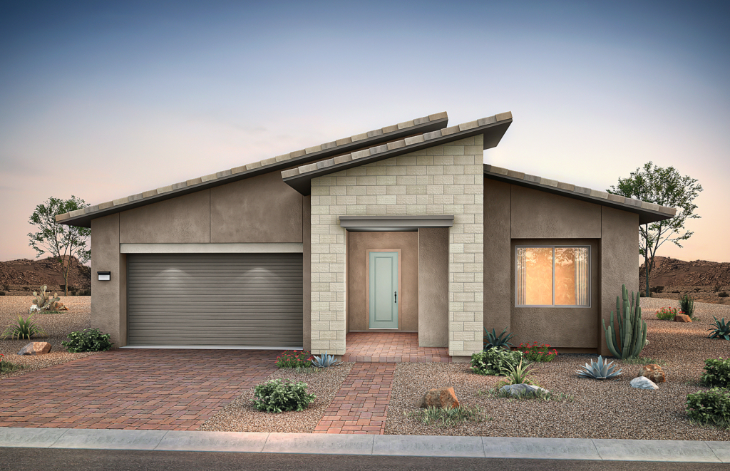 Front Elevation C of Parklane Floorplan at Brantley by Pulte Homes