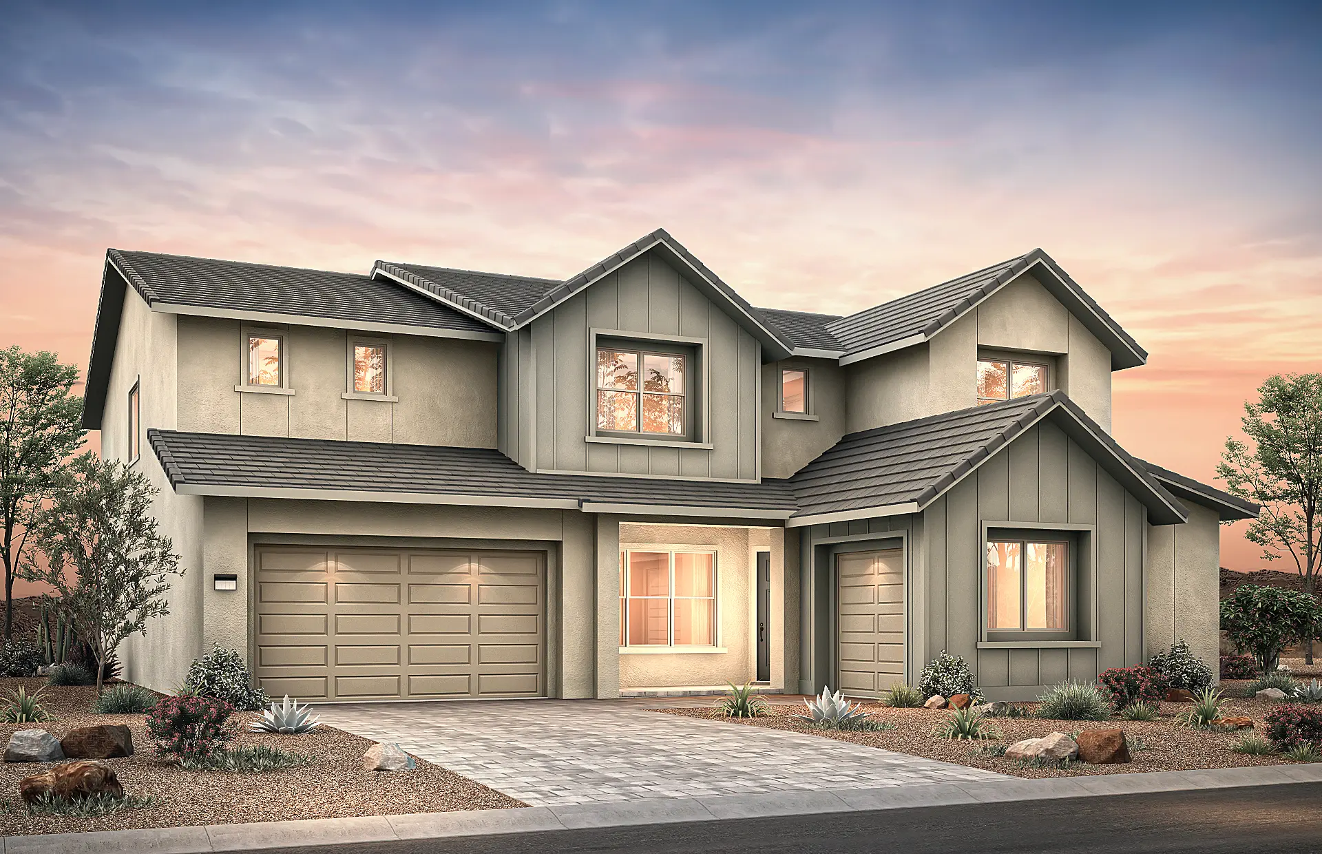 Front Elevation A of Vittoria Floorplan at Brantley by Pulte Homes Front Elevation A of Vittoria Floorplan at Brantley by Pulte Homes