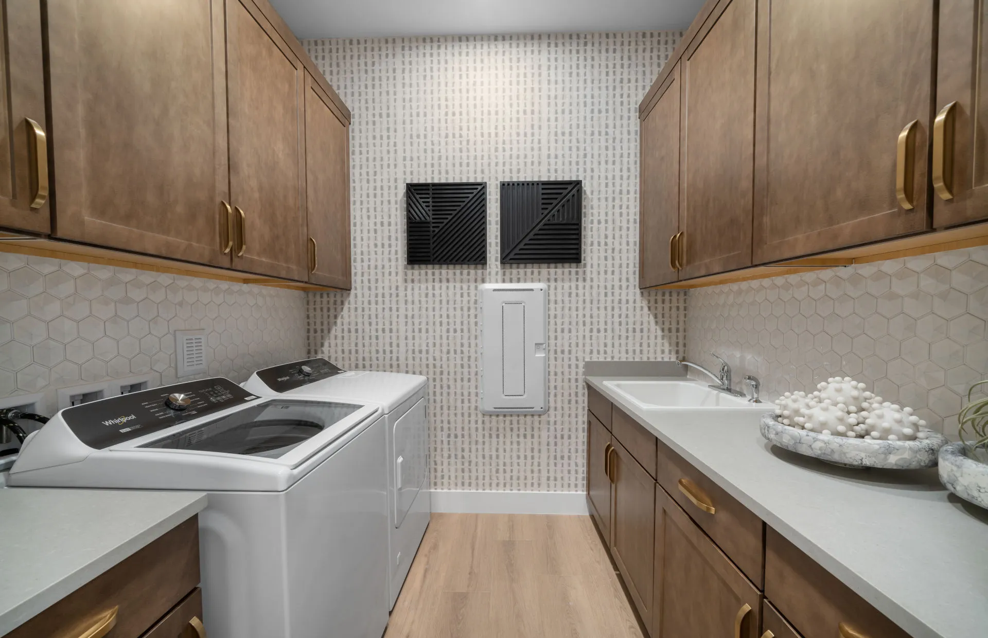 Laundry Room of Gardengate Model at Brantley by Pulte Homes Laundry Room of Gardengate Model at Brantley by Pulte Homes