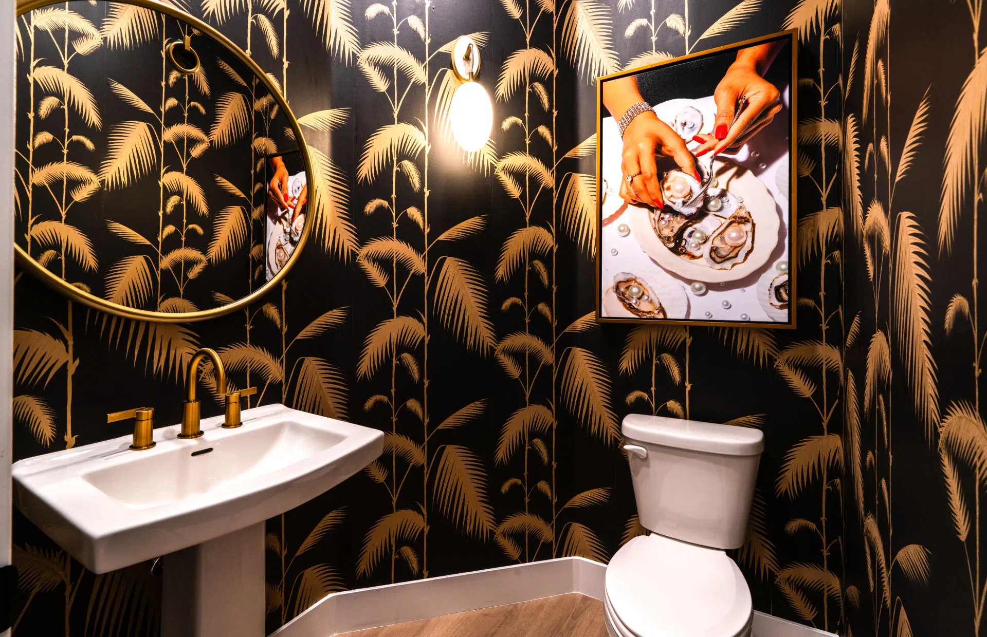 Powder Room of Gardengate Model at Brantley by Pulte Homes Powder Room of Gardengate Model at Brantley by Pulte Homes