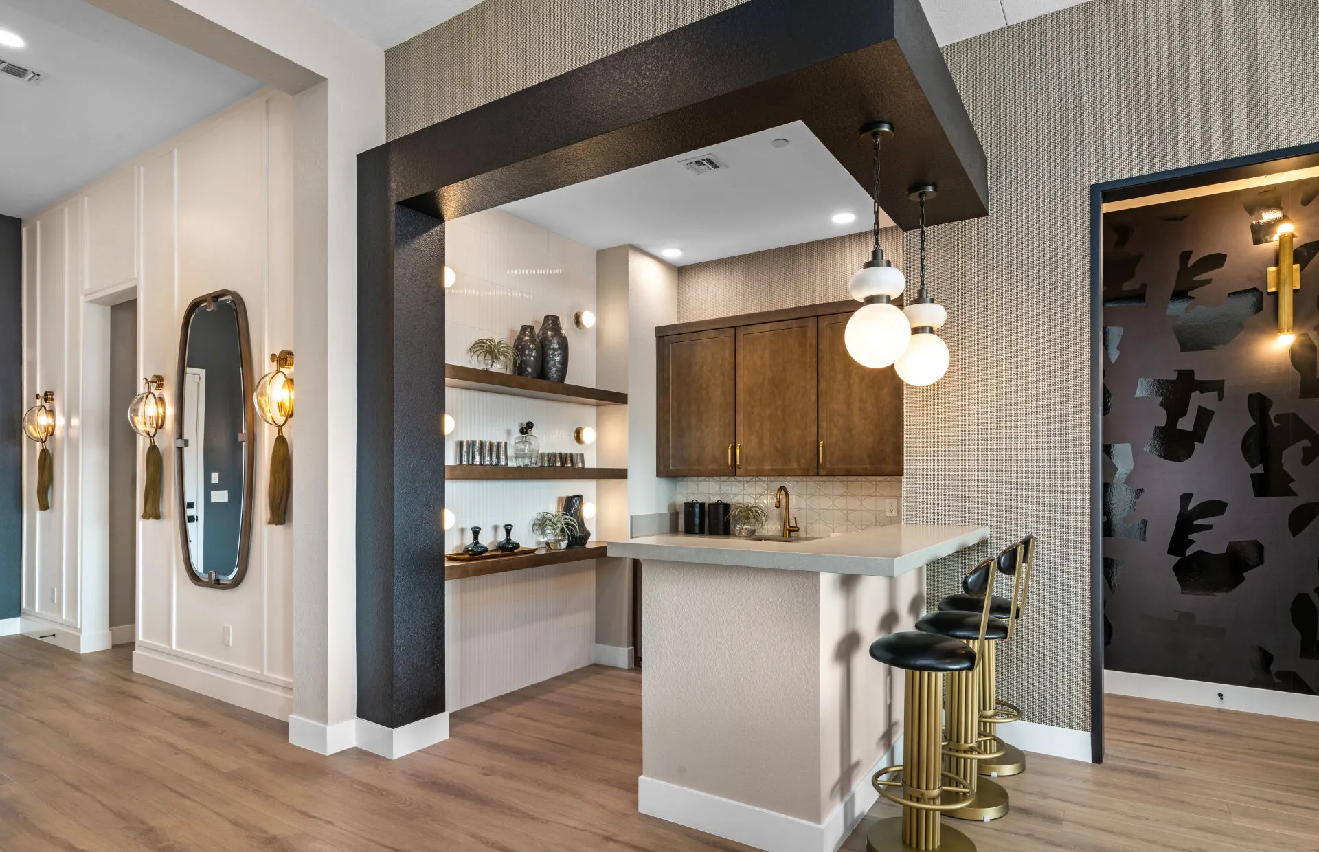 Wet Bar of Gardengate Model at Brantley by Pulte Homes Wet Bar of Gardengate Model at Brantley by Pulte Homes