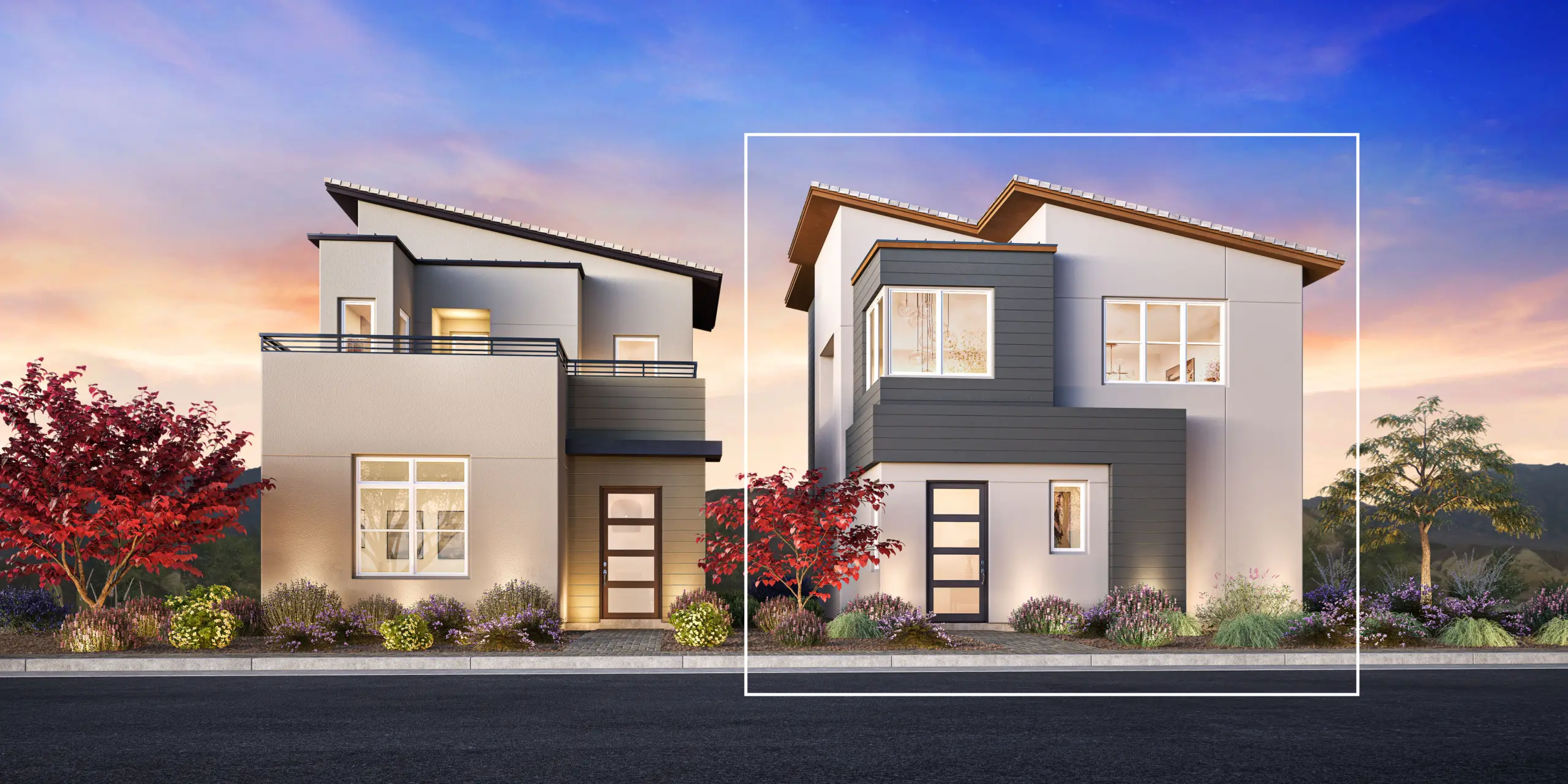 Front Elevation A of Fitzroy Floorplan at The Loughton by Toll Brothers Front Elevation A of Fitzroy Floorplan at The Loughton by Toll Brothers