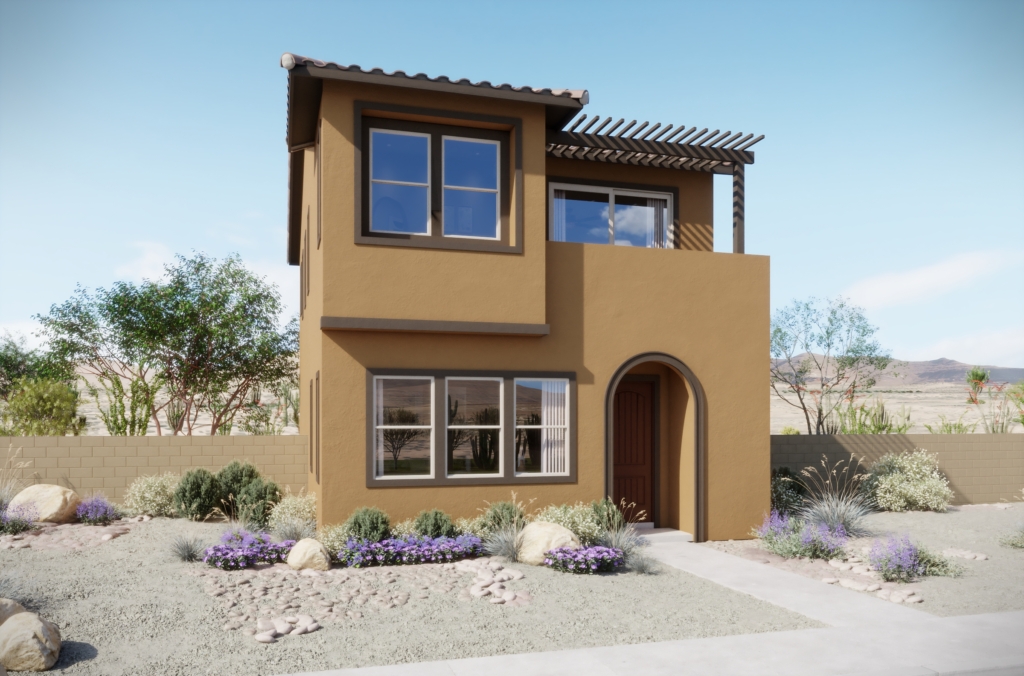 Front Elevation of Arden Model at Dove Rock by Woodside Homes