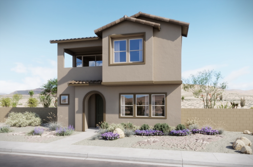 Front Elevation A of Haven Model at Dove Rock by Woodside Homes