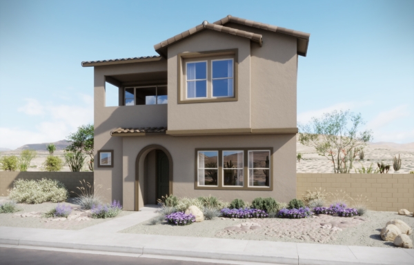 Front Elevation A of Haven Model at Dove Rock by Woodside Homes
