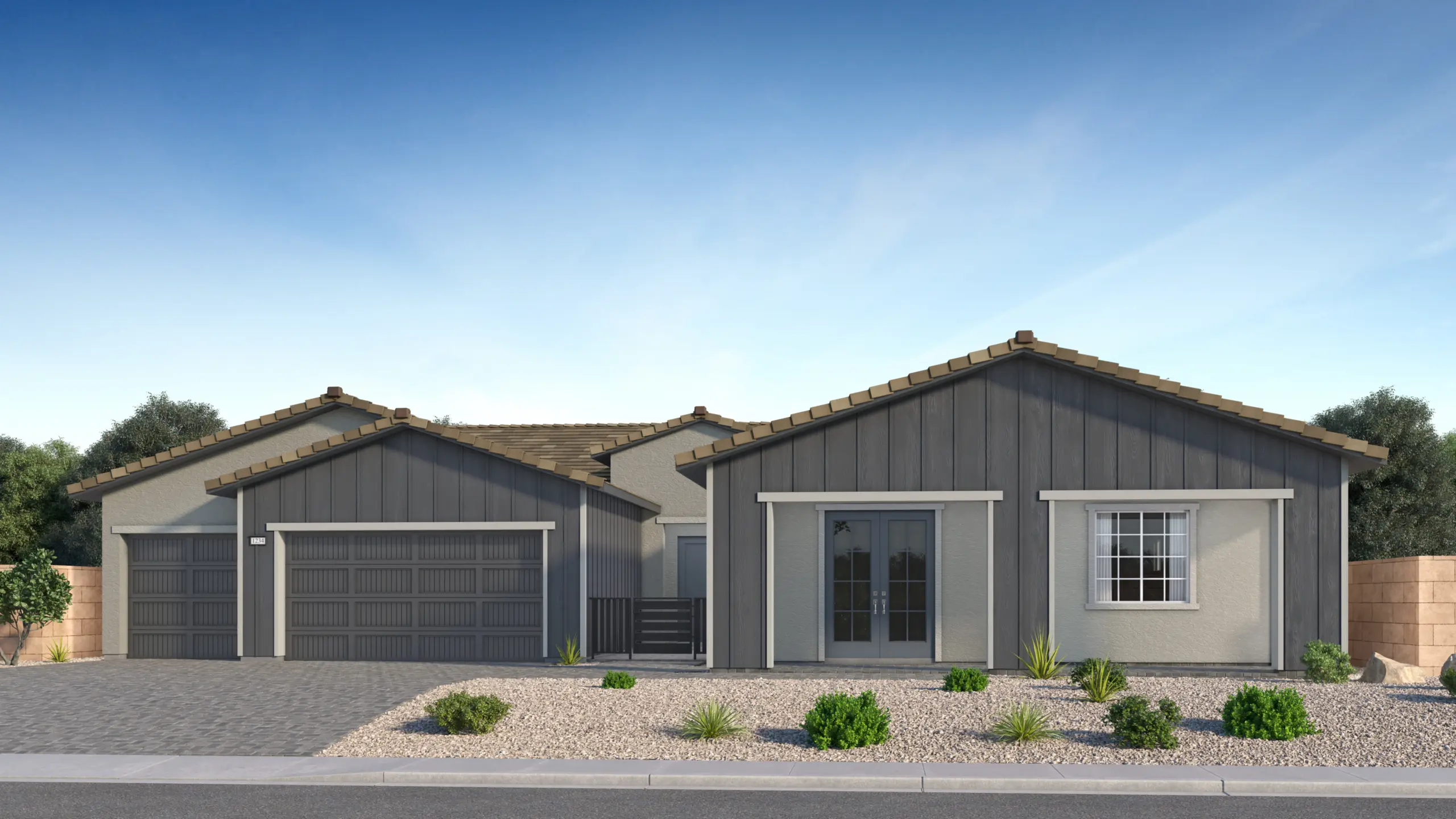 Front Elevation A of Juliet Next Gen at Fairview by Lennar