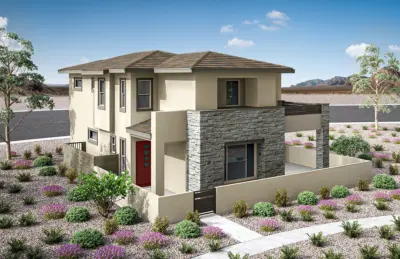 Front Elevation A of Plan 1 at Aberdeen - Collection I by Tri Pointe Homes