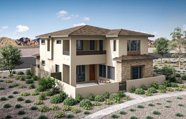 Front Elevation A of Plan 2 at Aberdeen - Collection II by Tri Pointe Homes