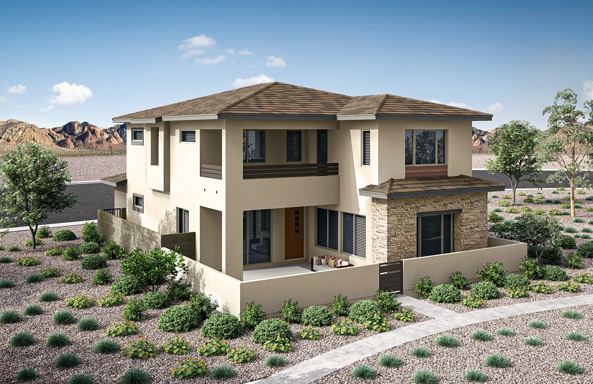 Front Elevation A of Plan 2 at Aberdeen – Collection II by Tri Pointe Homes Front Elevation A of Plan 2 at Aberdeen - Collection II by Tri Pointe Homes