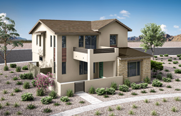 Front Elevation B of Plan 2 at Aberdeen - Collection I by Tri Pointe Homes
