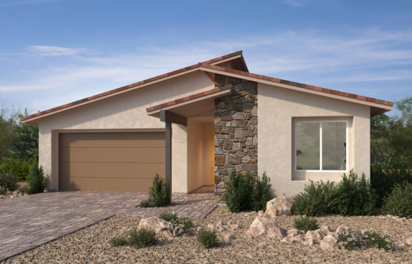 Front Elevation B of Plan 2251 at Cloudbreak Ridge by KB Home