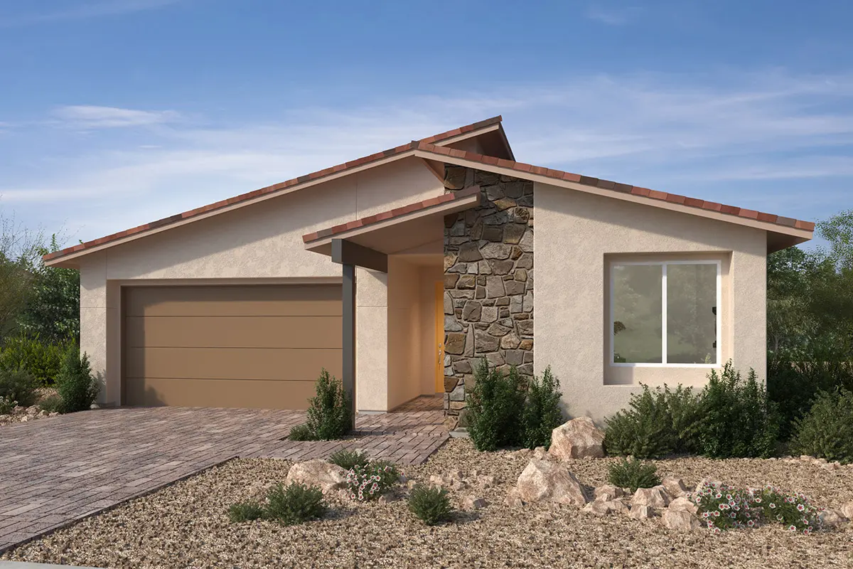Front Elevation B of Plan 2251 at Cloudbreak Ridge by KB Home